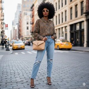 ‼️SOLD‼️VINTAGE STATEMENT BLOUSE